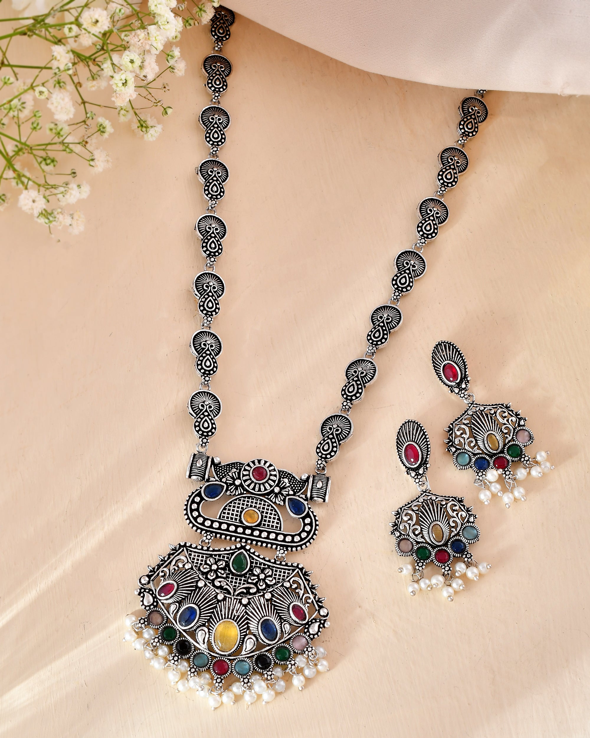 Rangilo Navratri Multicolor Dandiya Set